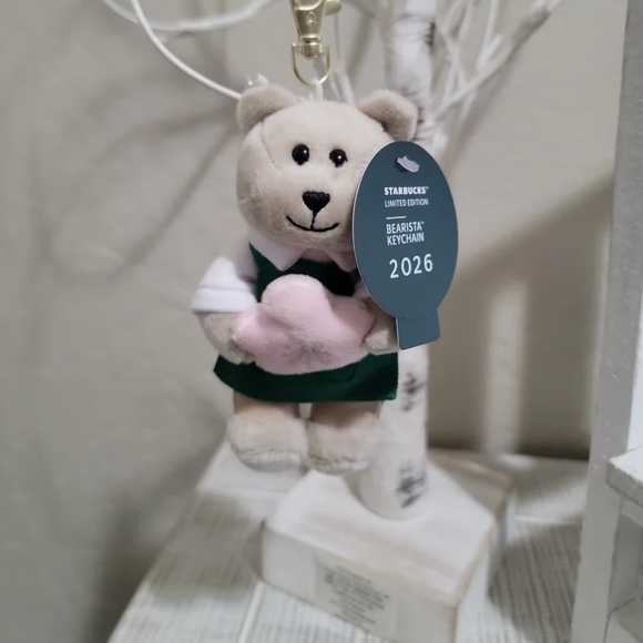 Starbucks Other - cherry blossom sakura bear keychain 2026 - LIMITED EDITION